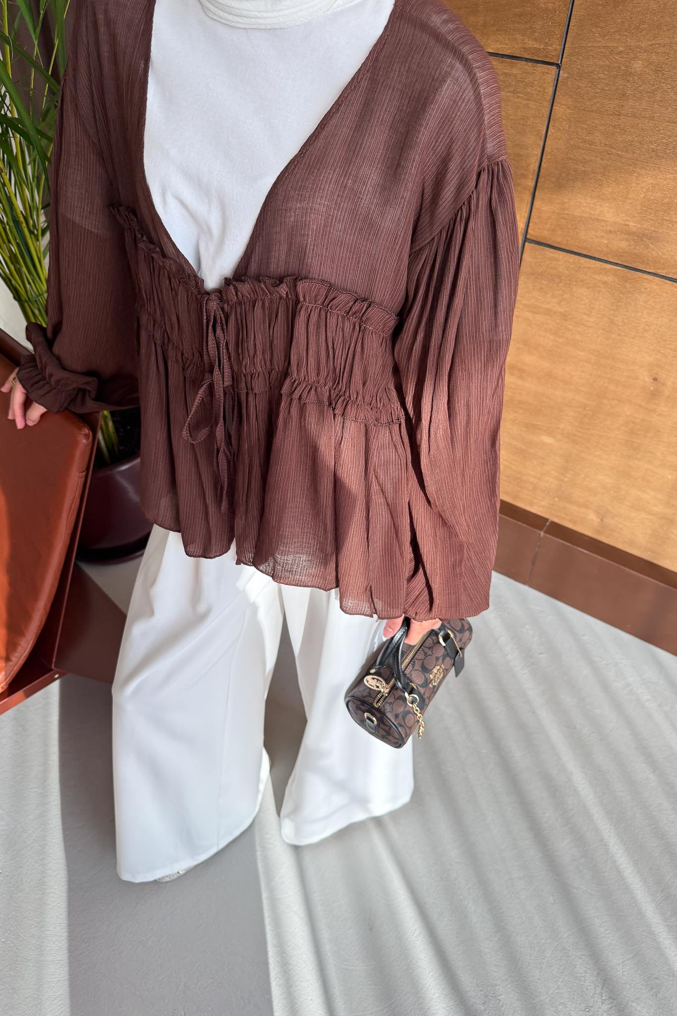 Ales Shoulder Lace Shirt Ecru