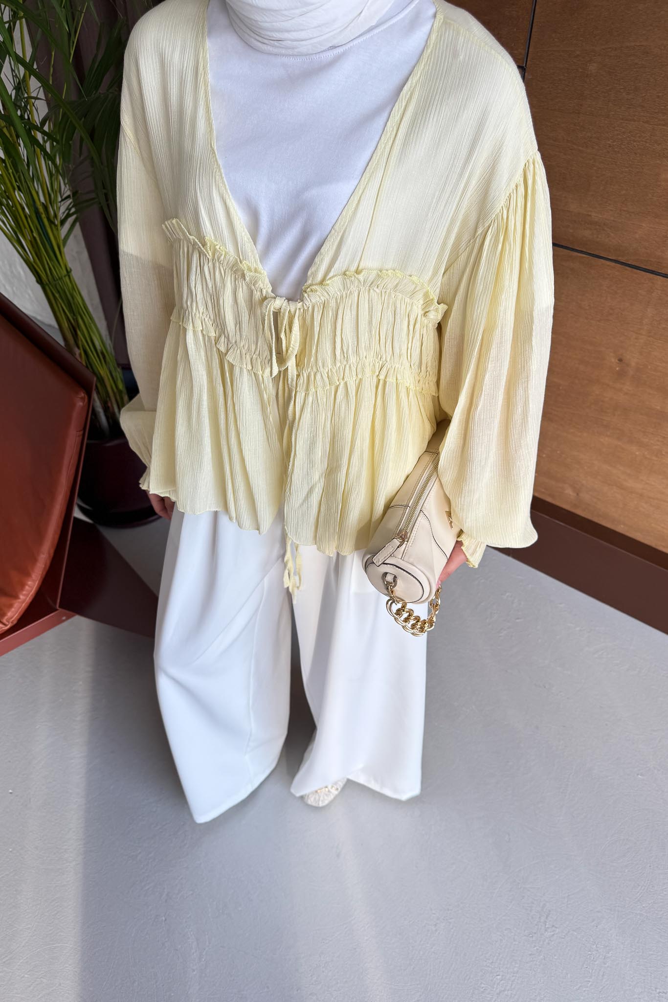 Ales Shoulder Lace Shirt Ecru