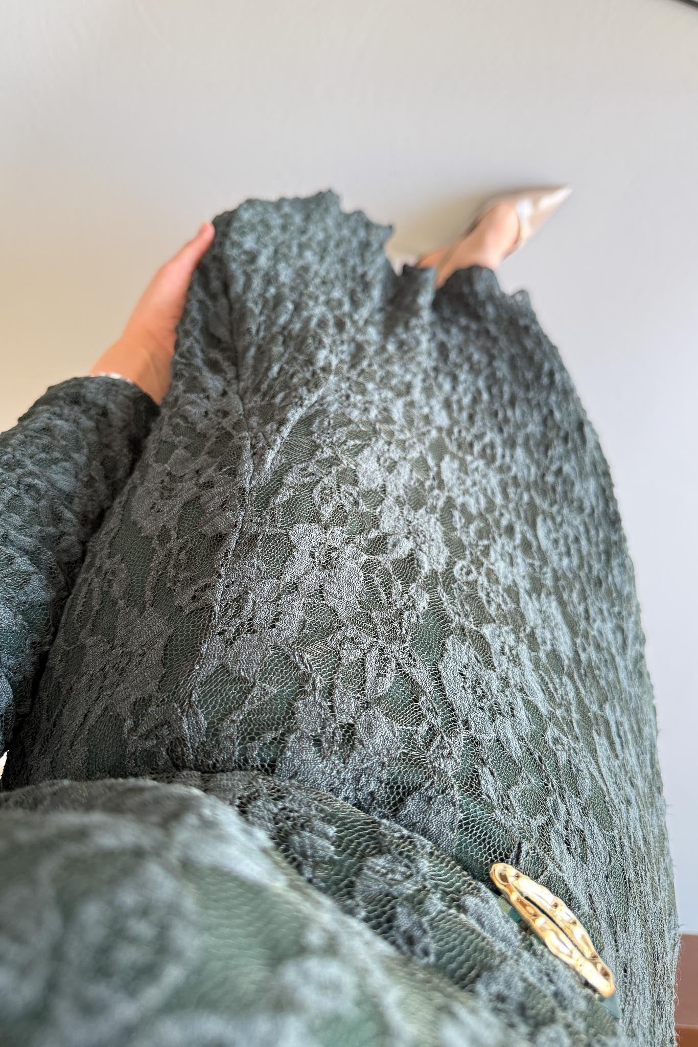 Ales Shoulder Lace Shirt Ecru