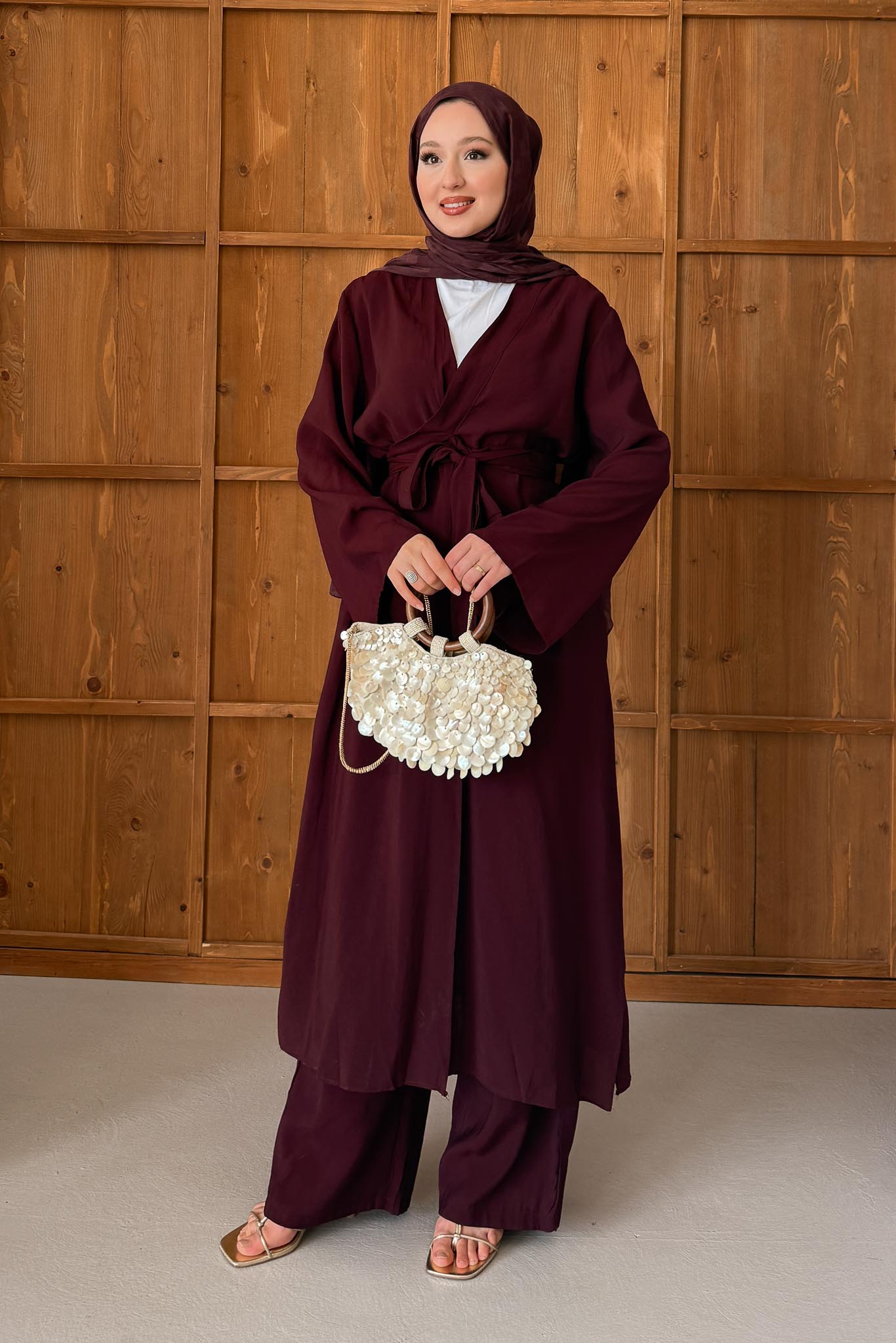 Dean Kimono Takım Bordo