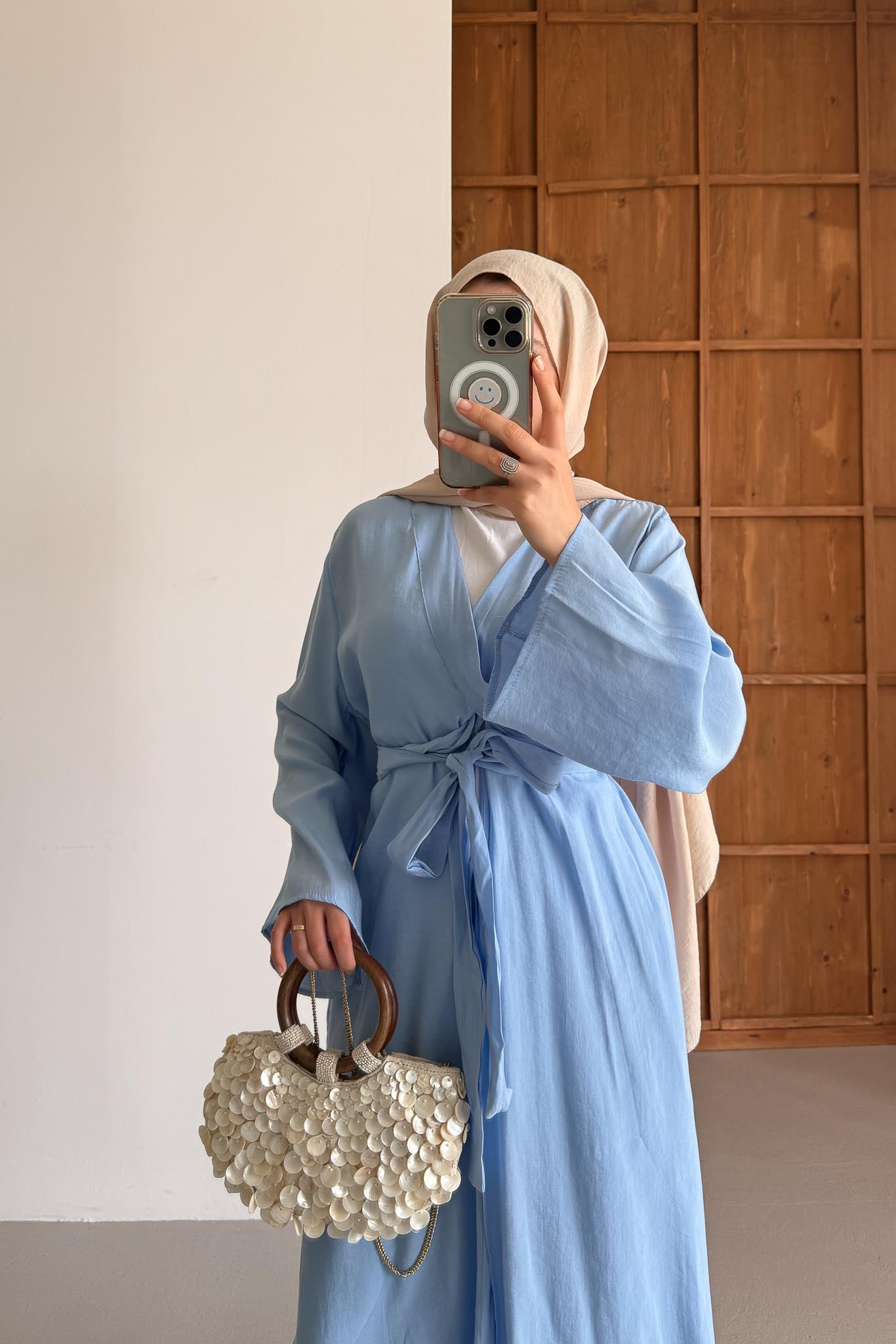 Dean Kimono Takım Bebe Mavi