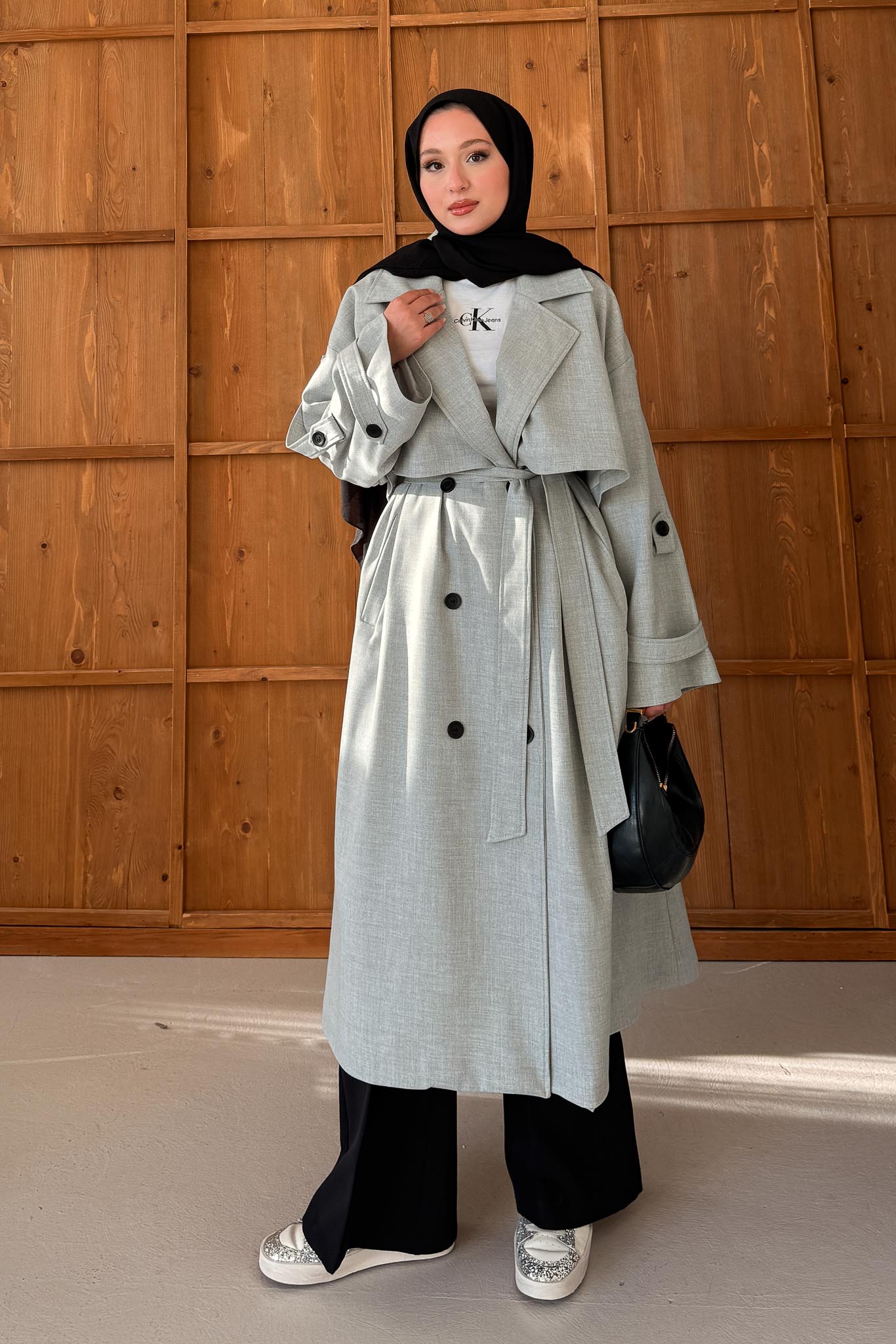 Prime Trench Coat Oil Green