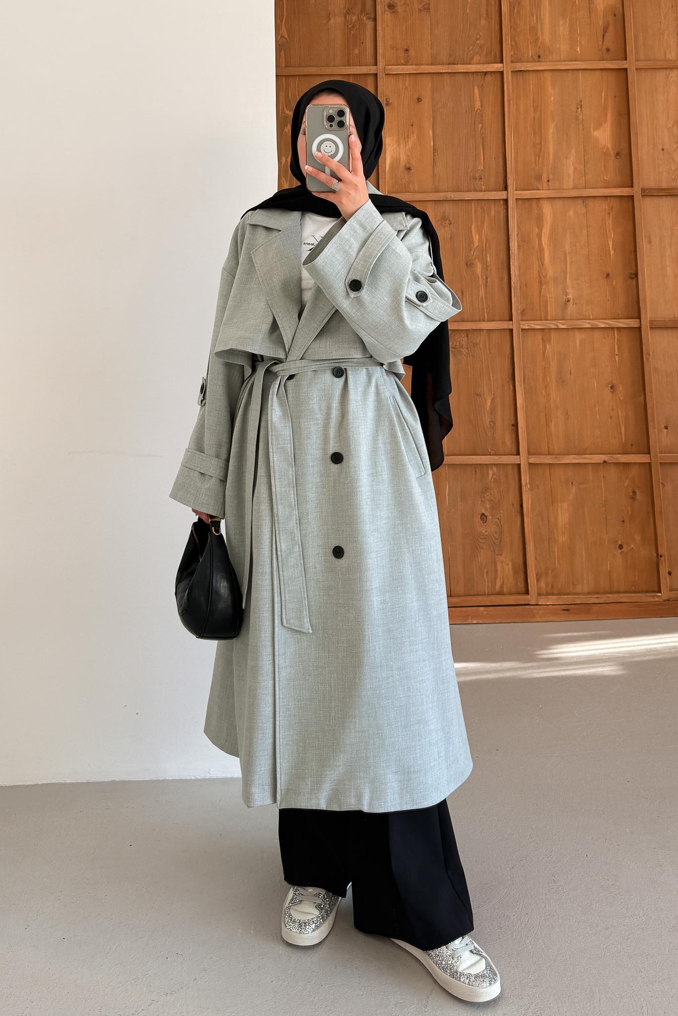 Prime Trench Coat Oil Green