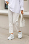 Pencil White Trousers