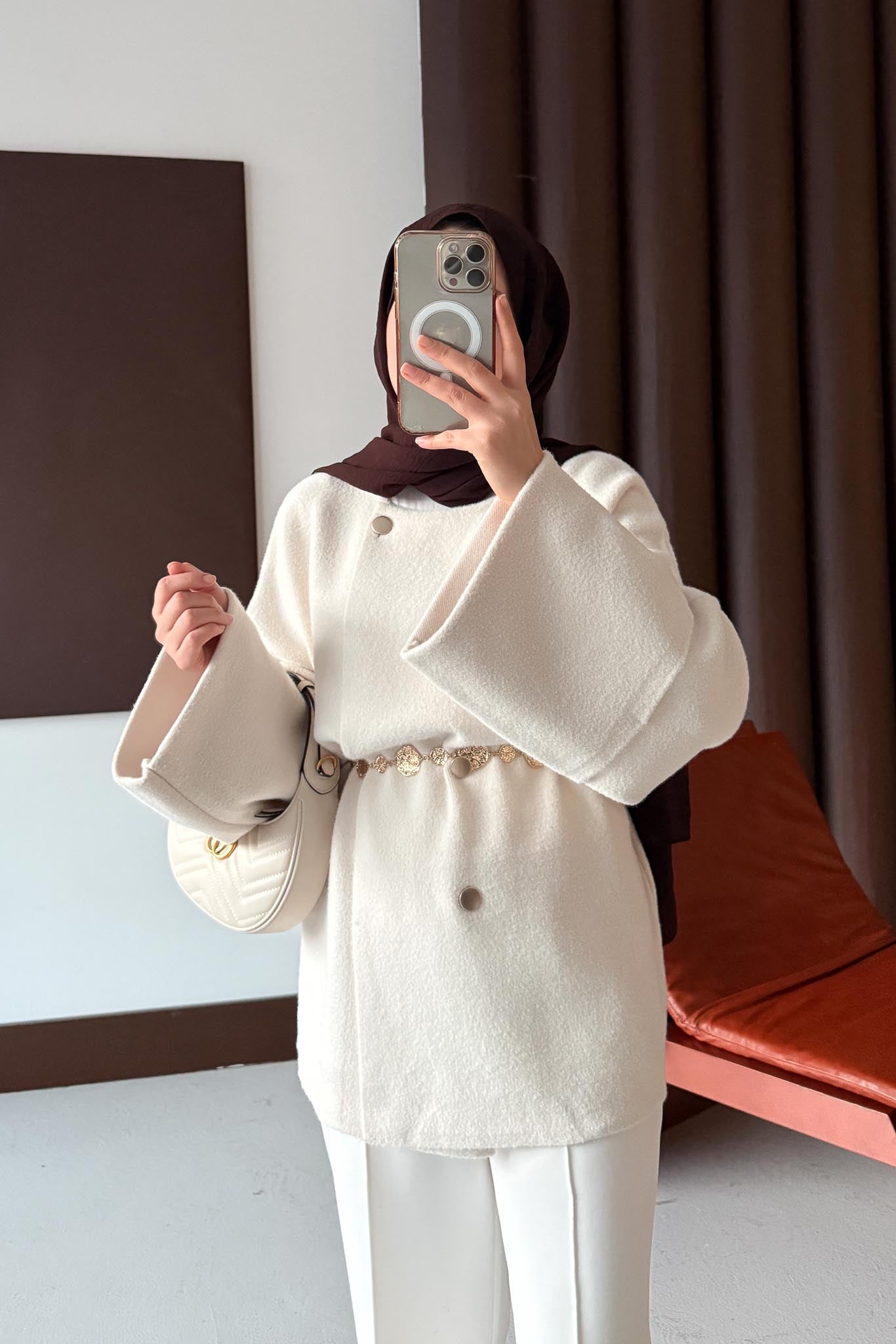 Premium Mari Hırka Ekru