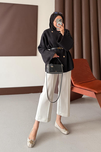 Premium Mari Hırka Siyah