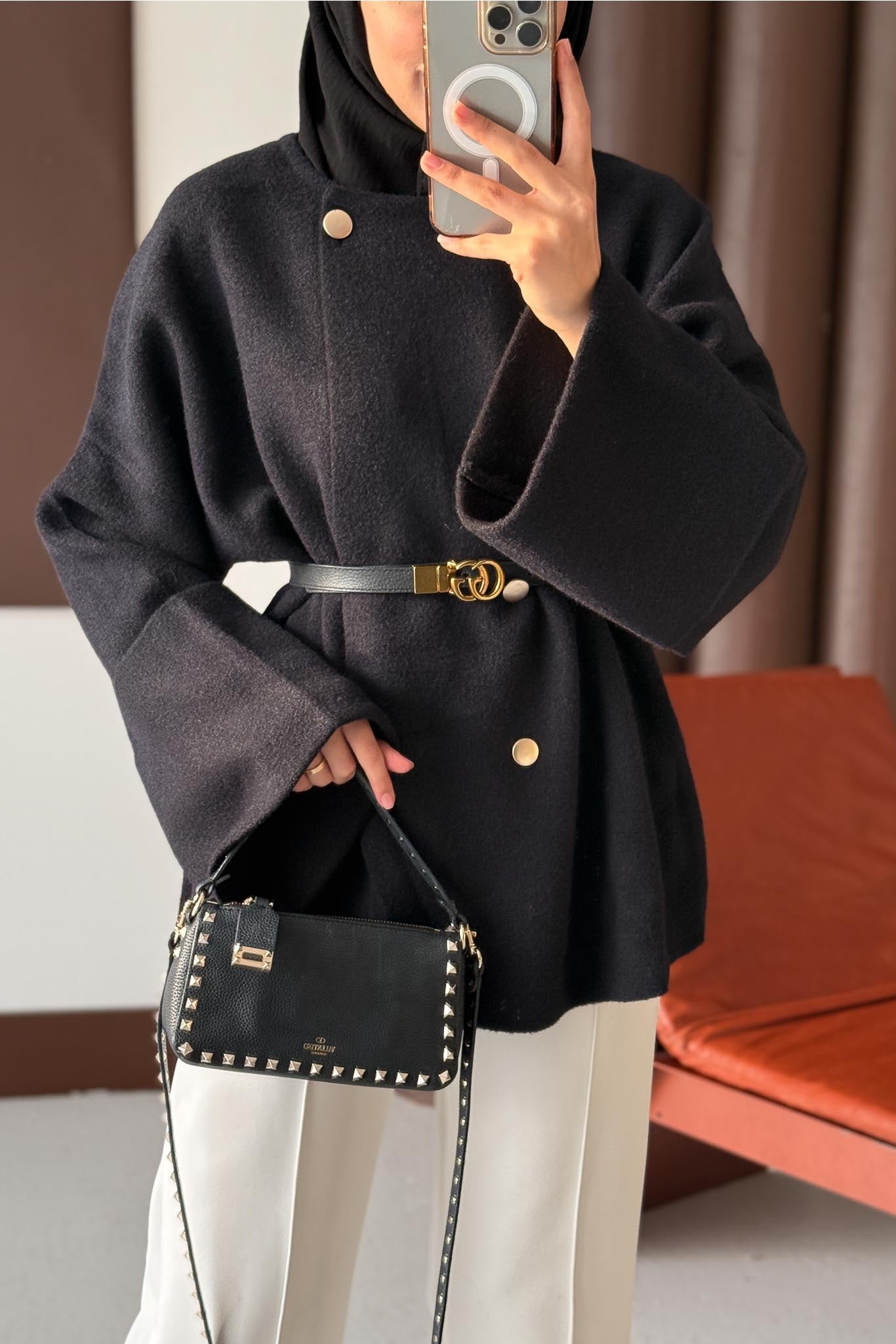 Premium Mari Hırka Siyah