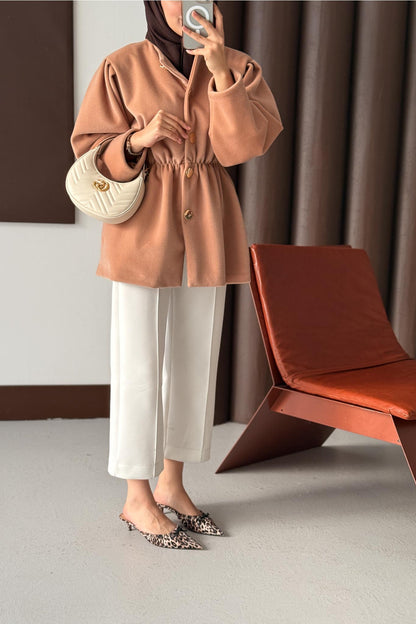 Broşlu Peluş Kap Kavuniçi