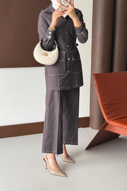 Cepli Kot takım Gri