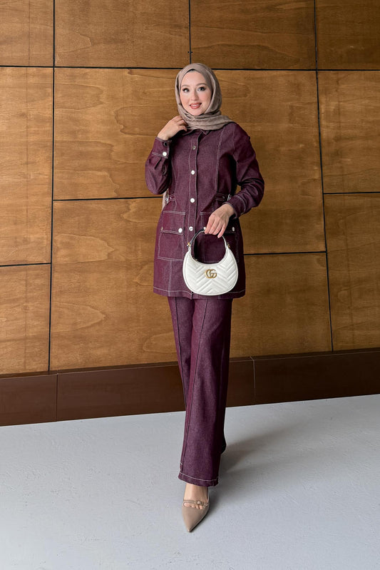 Cepli Kot takım Fuşya