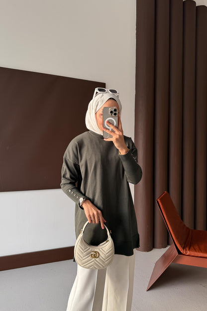 Lens Merserize Tunik Haki