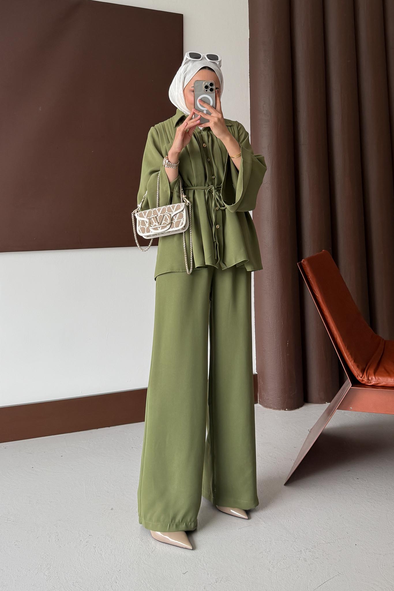 Jimen Pileli Takım Yağ Yeşili