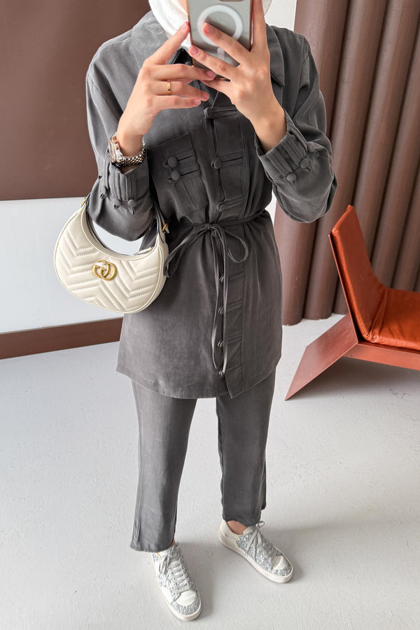 Marsel Mercerized Set Gray
