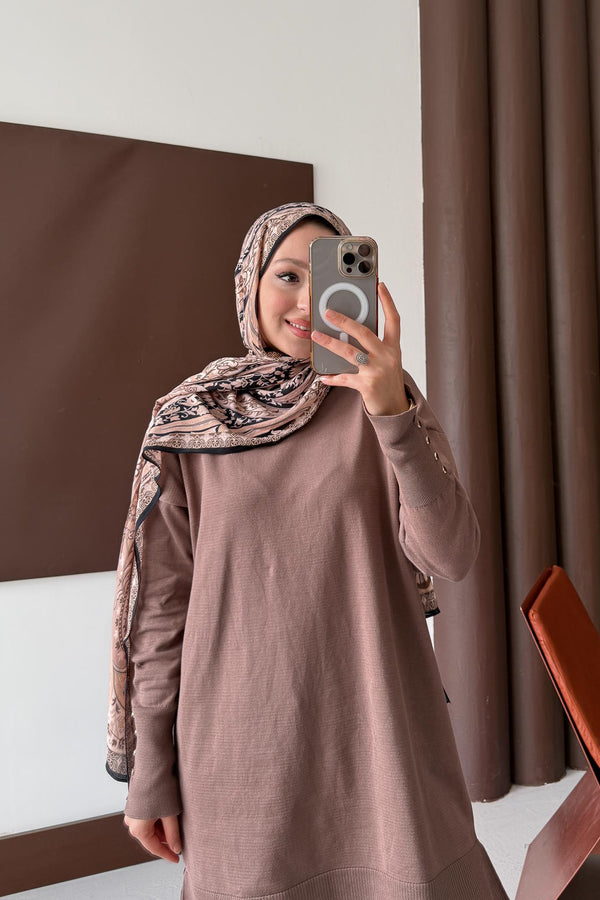 Jessica Knit Dress Saxe
