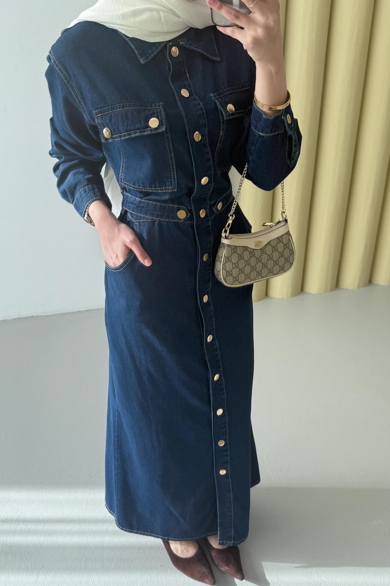 Camelia Kot Elbise Kot Mavi