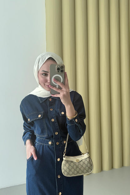 Camelia Kot Elbise Kot Mavi