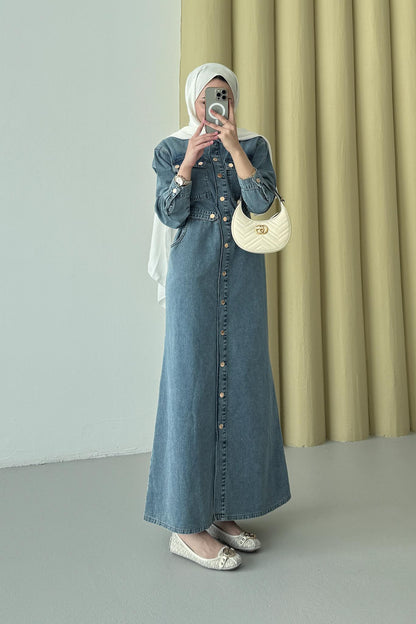 Camelia Kot Elbise Bebe Mavi