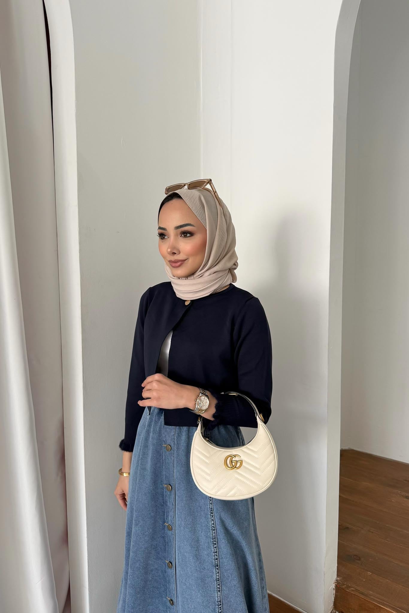 Laura Merserize Hırka Lacivert