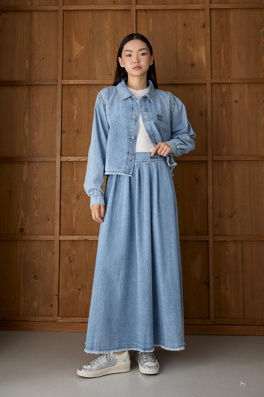 Ajda Pleated Skirt Set Petrol