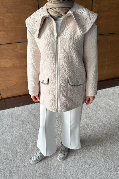 Mother of Pearl Set Camel