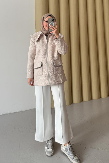 Mother of Pearl Set Camel