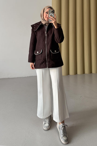 Mother of Pearl Set Camel