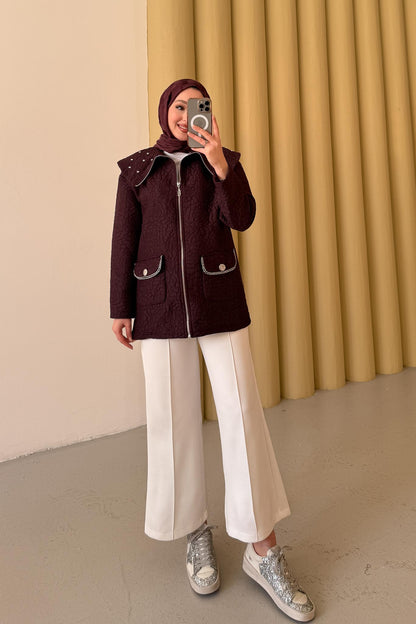 Mother of Pearl Set Camel