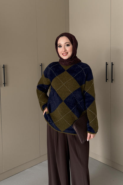 Ajda Pleated Skirt Set Petrol