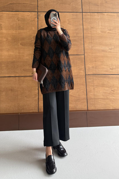 Ajda Pleated Skirt Set Petrol