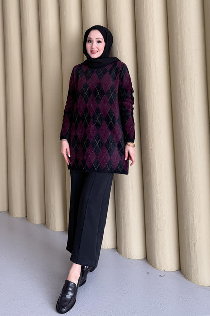 Ajda Pleated Skirt Set Petrol