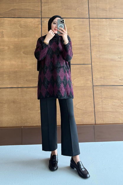 Ajda Pleated Skirt Set Petrol