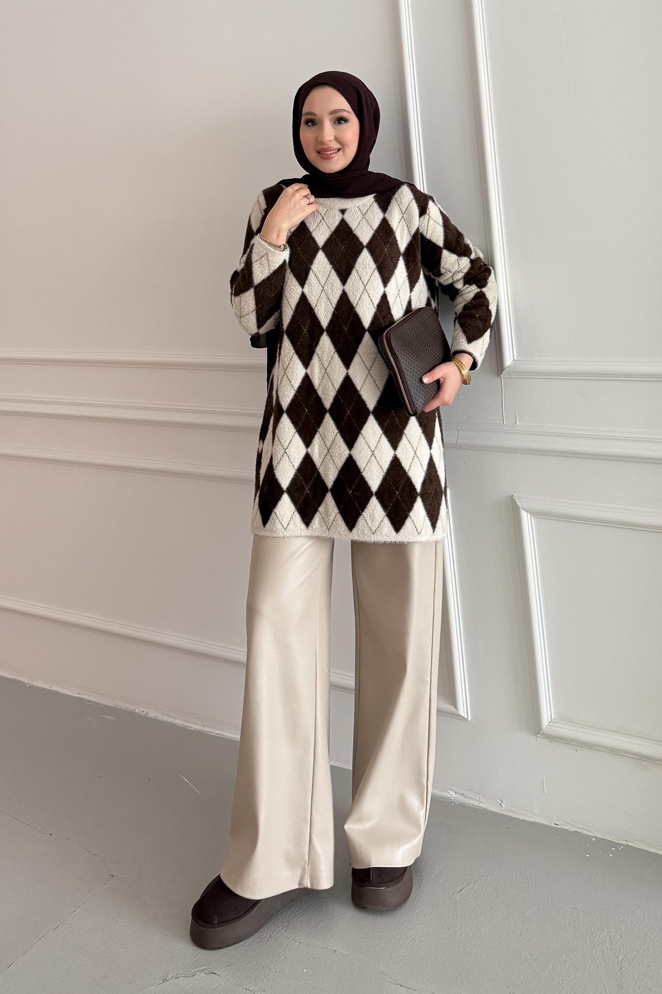 Ajda Pleated Skirt Set Petrol