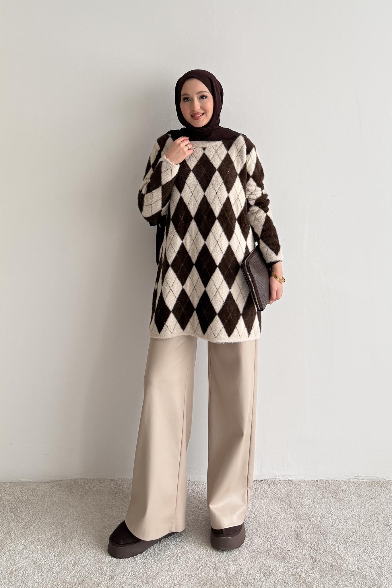 Ajda Pleated Skirt Set Petrol