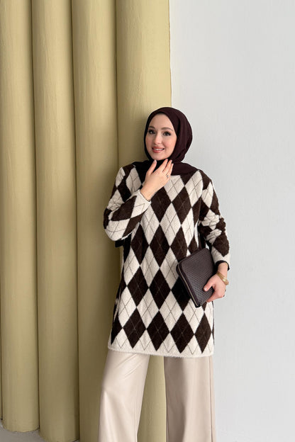 Ajda Pleated Skirt Set Petrol