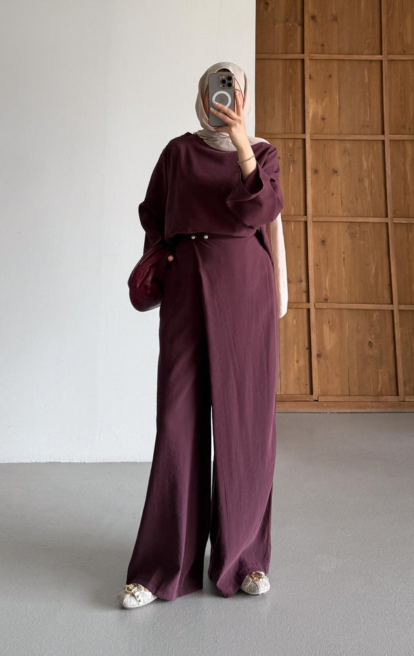 Leydi Takım Bordo(ön Sipariş)