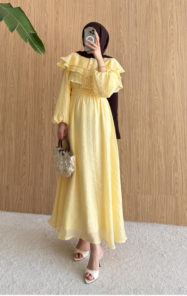 Ajda Pleated Skirt Set Petrol