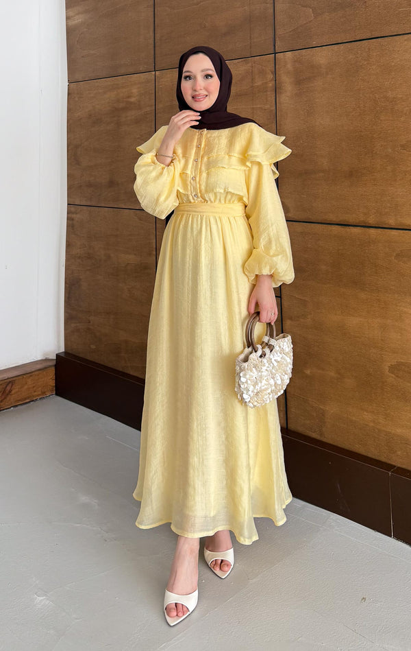 Ajda Pleated Skirt Set Petrol