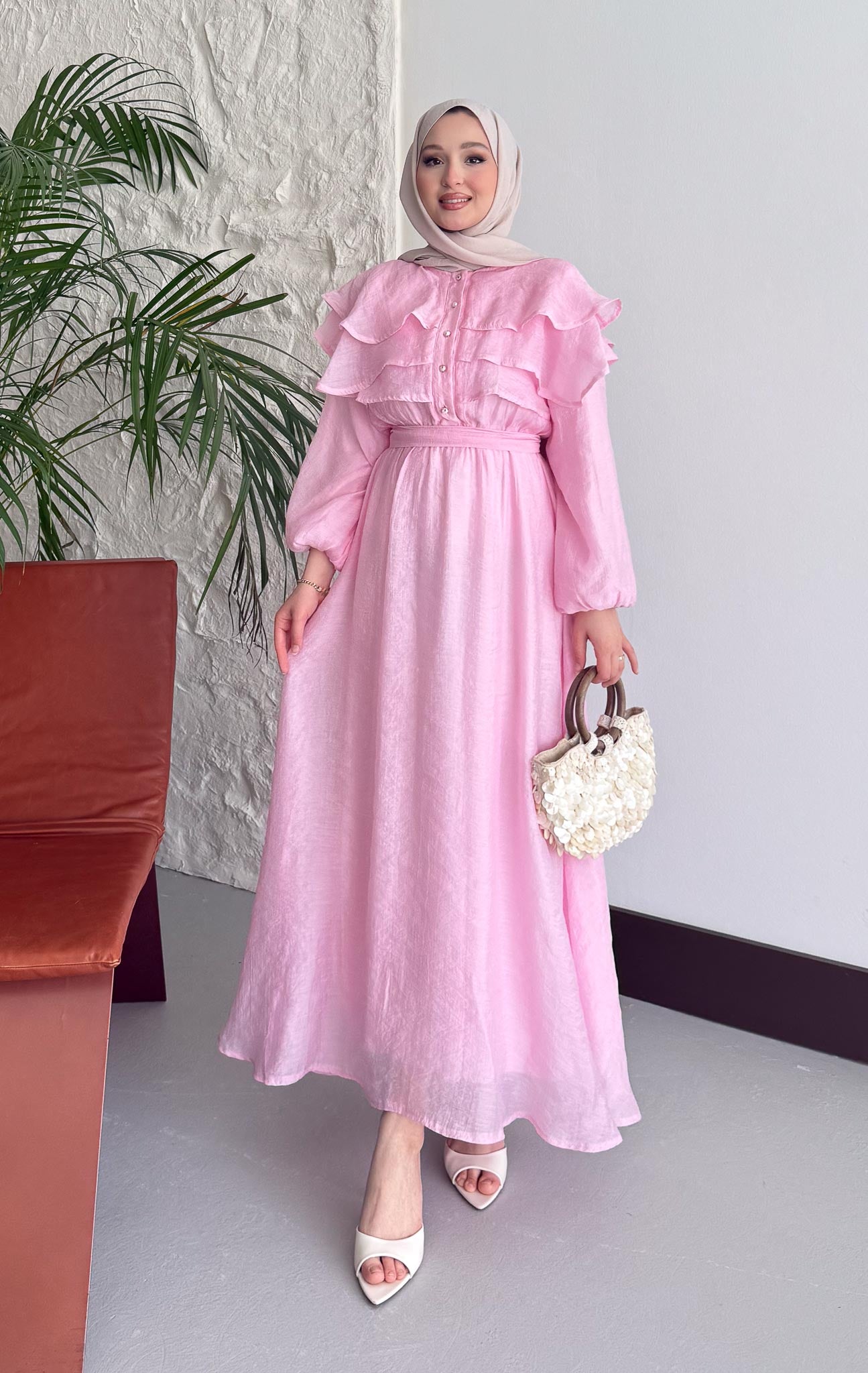 Ajda Pleated Skirt Set Petrol
