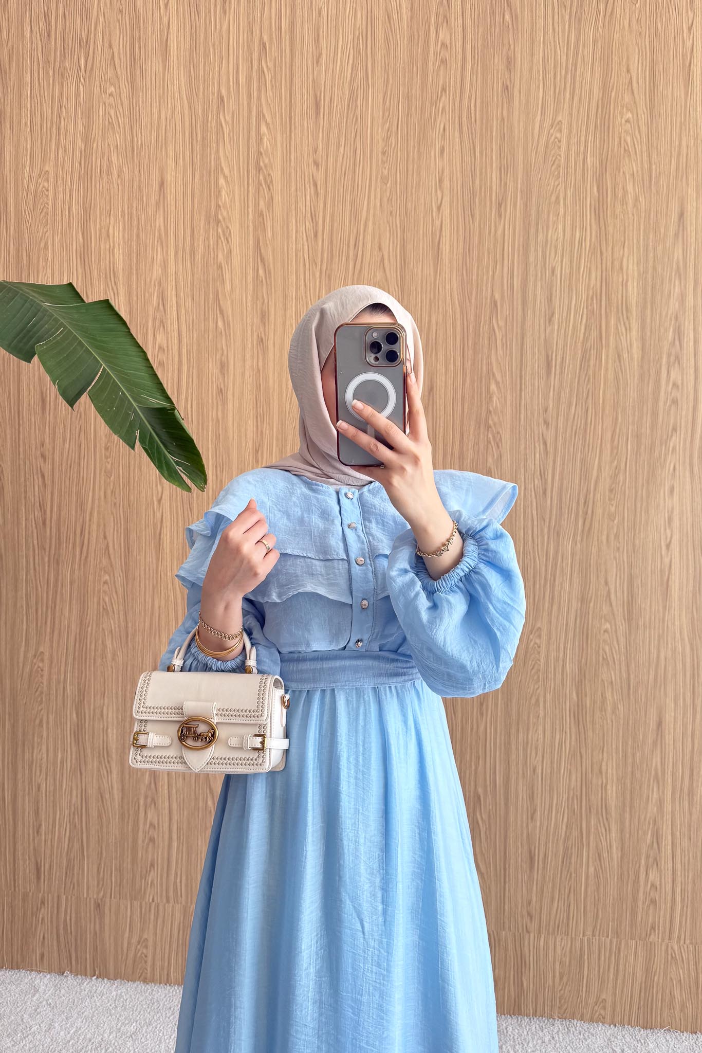 Ajda Pleated Skirt Set Petrol