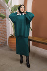 Minimal Balloon Sleeve Suit Benetton
