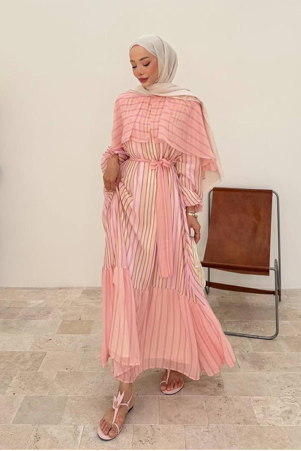 Viva Elbise Pembe