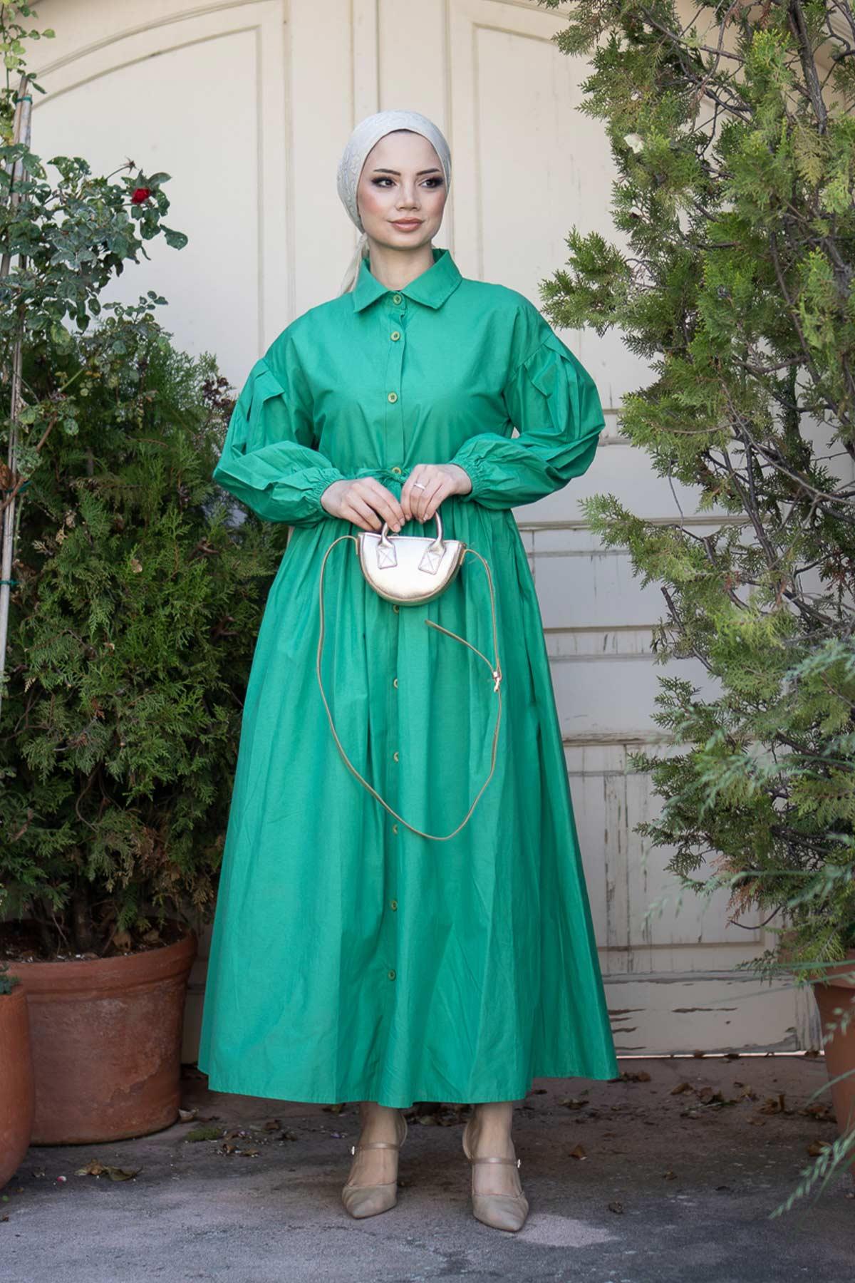 More Poplin Dress Benetton