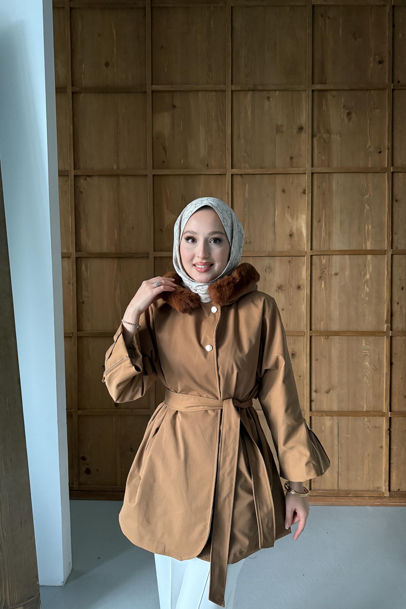 Prime Trench Coat Oil Green