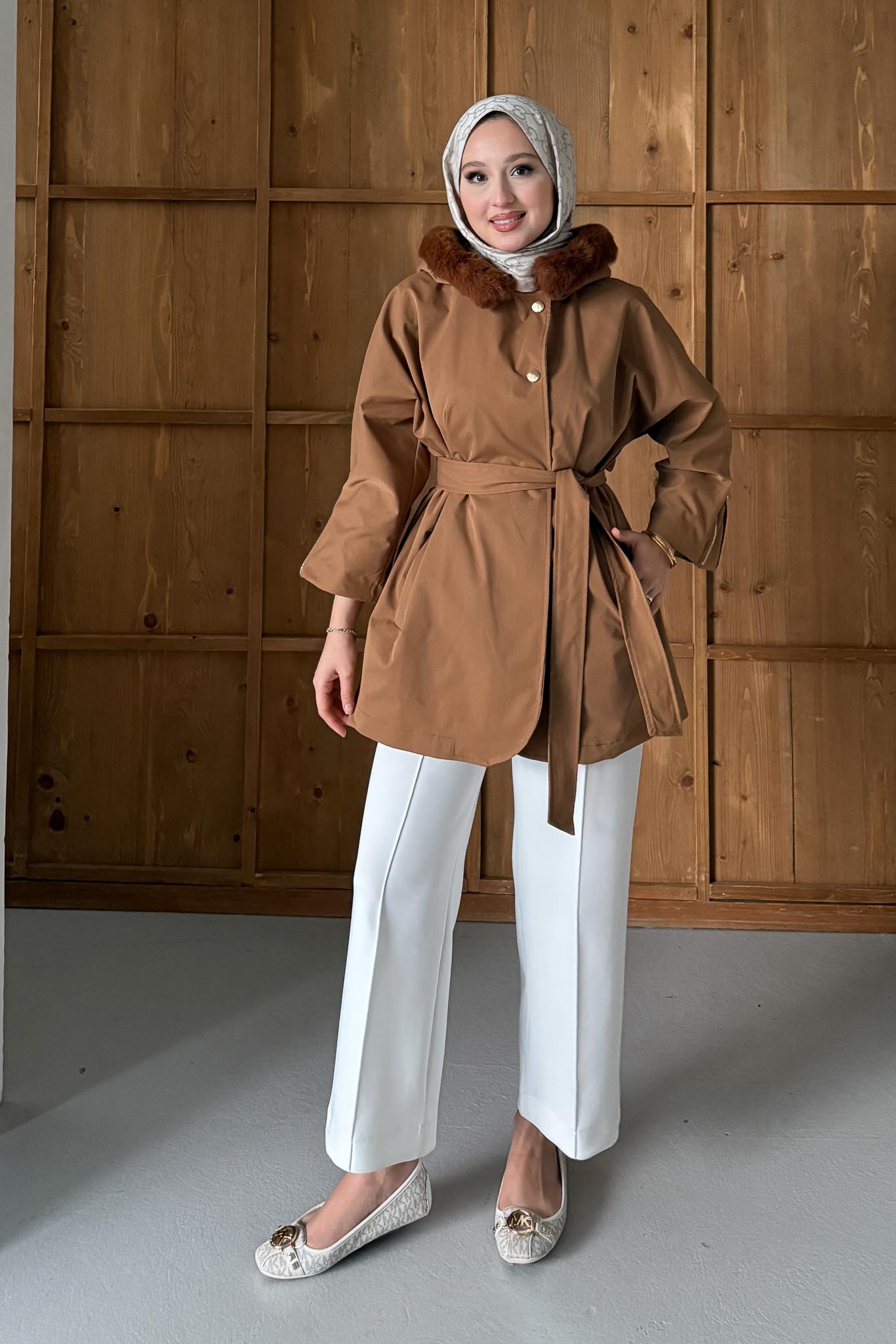 Prime Trench Coat Oil Green