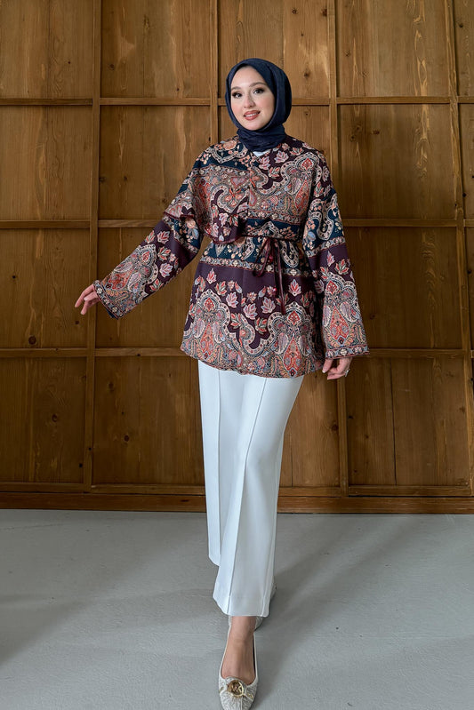 Axer Jacquard Jacket Gold