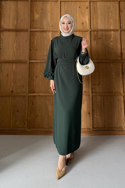 Yeni Hürrem Abiye Elbise Zümrüt