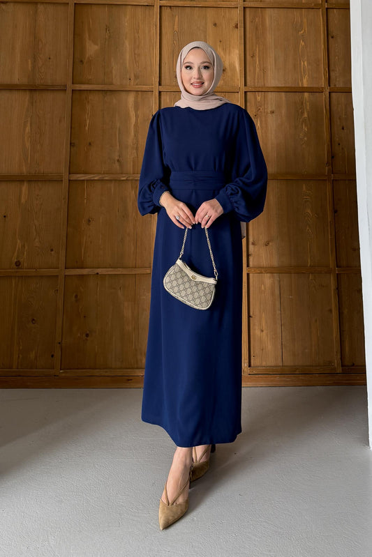 New Hurrem Evening Dress Navy Blue 