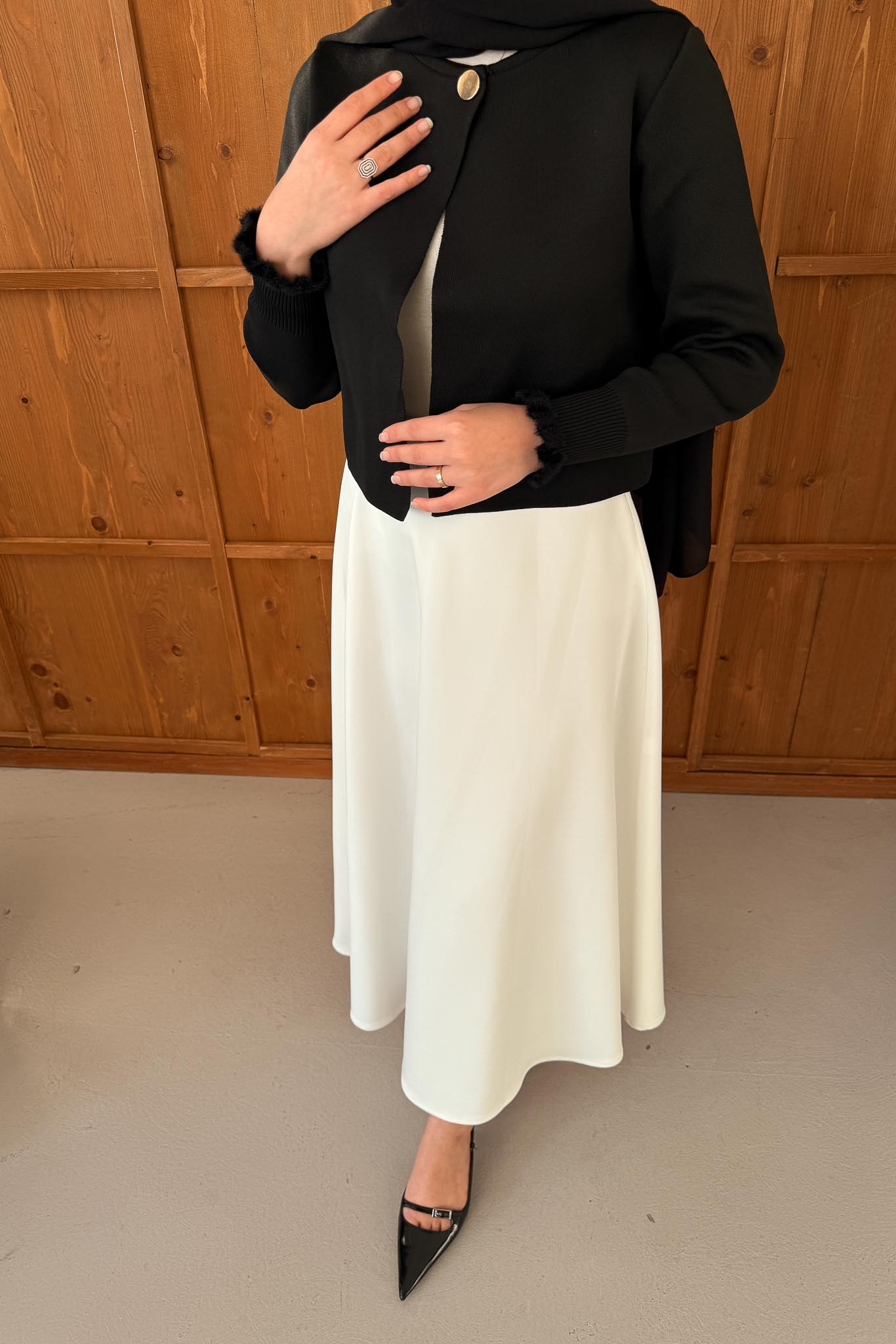 Jessica Knit Dress Saxe