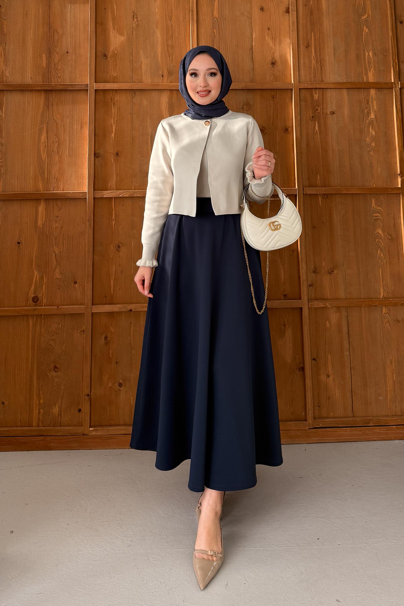 Jessica Knit Dress Saxe