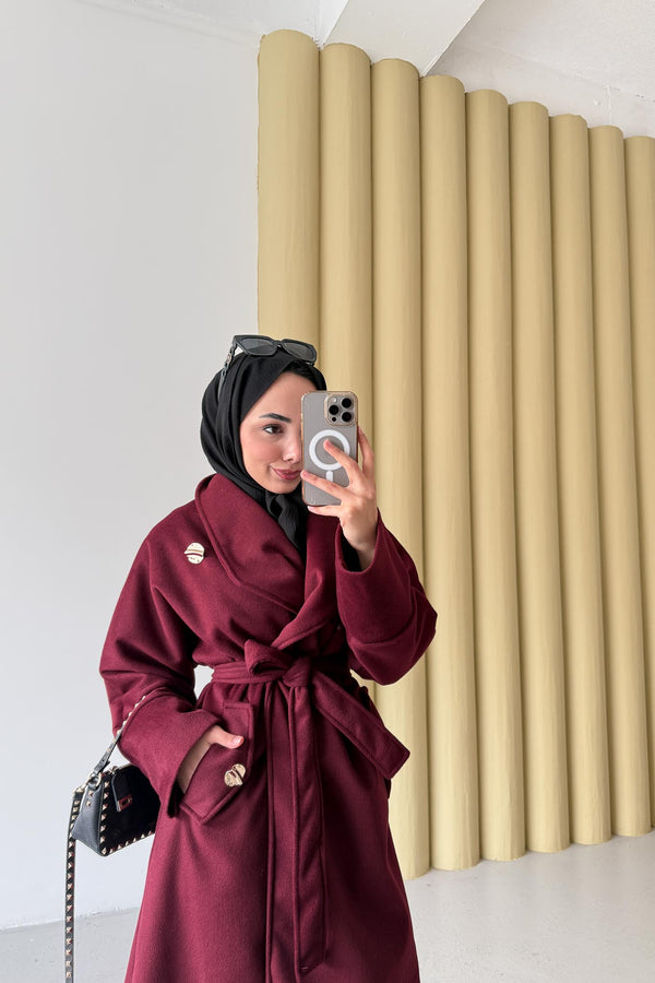 Kruvaze Model Kaban Bordo